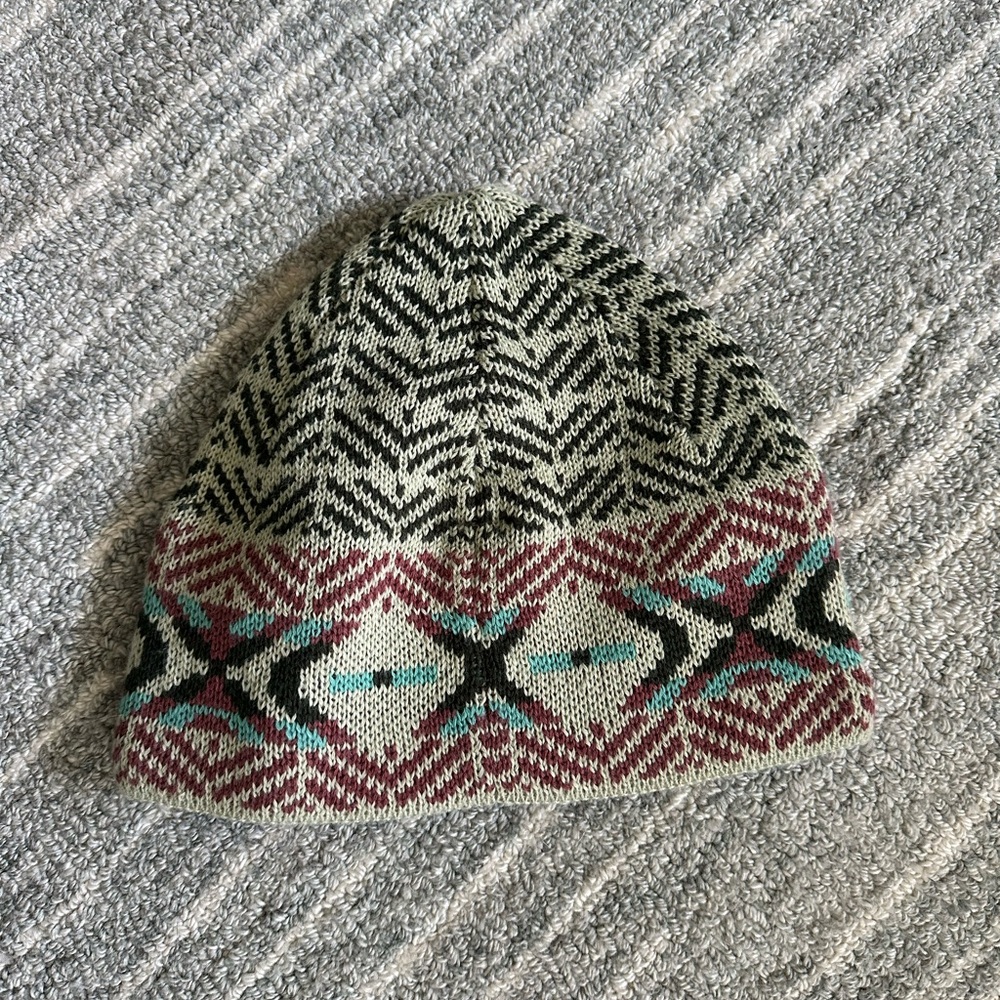 Ll Bean Patterned Knit Beanie - image 2